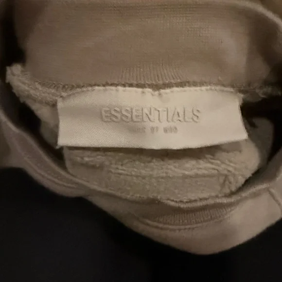 Women’s Essential Fear of God Tan Crew Sweater - Picture 5 of 7